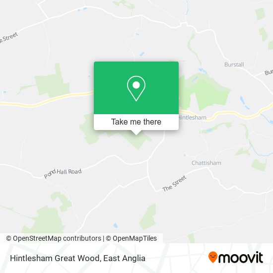 Hintlesham Great Wood map