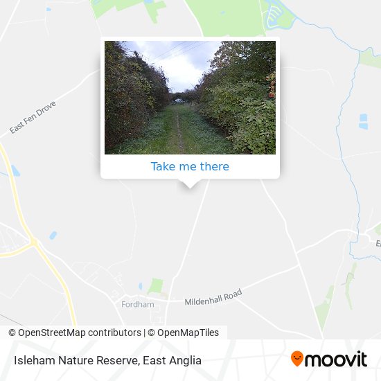 Isleham Nature Reserve map
