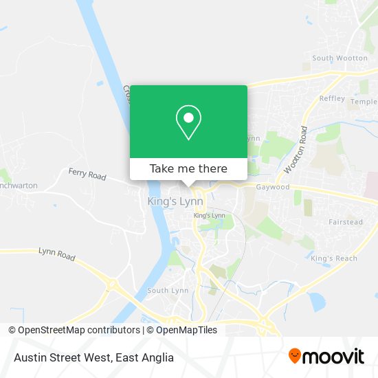 Austin Street West map