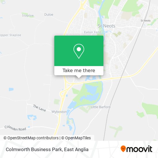 Colmworth Business Park map