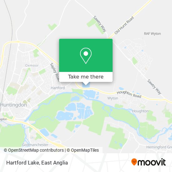 Hartford Lake map