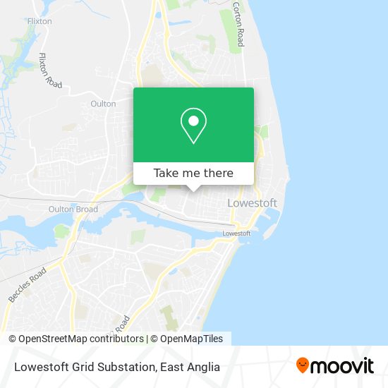 Lowestoft Grid Substation map