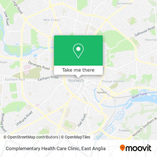 Complementary Health Care Clinic map