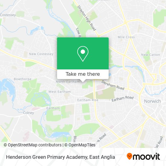 Henderson Green Primary Academy map