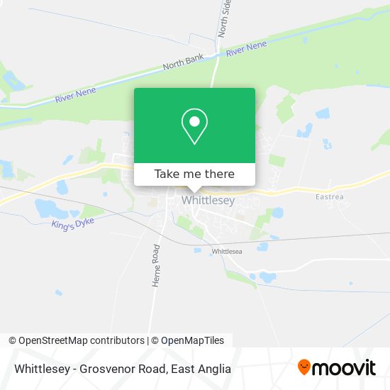 Whittlesey - Grosvenor Road map