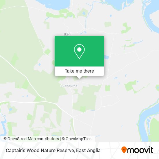 Captain's Wood Nature Reserve map