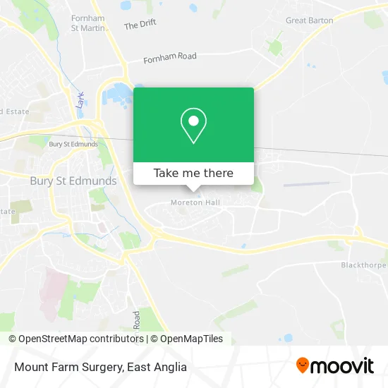 Mount Farm Surgery map