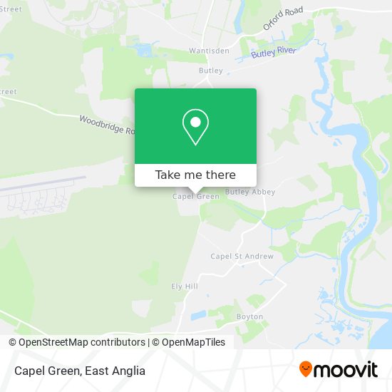 Capel Green map