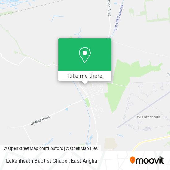 Lakenheath Baptist Chapel map