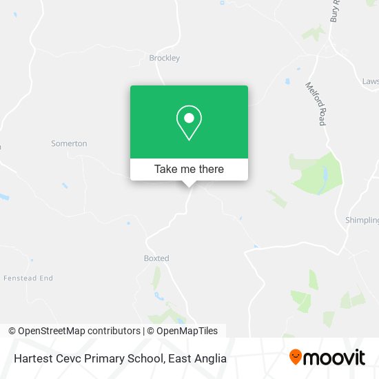 Hartest Cevc Primary School map