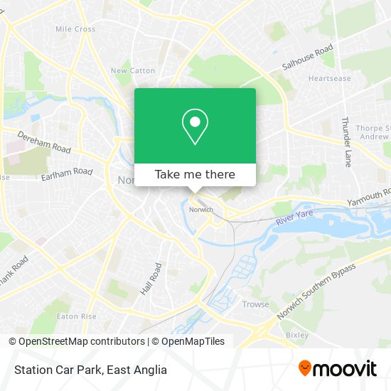 Station Car Park map