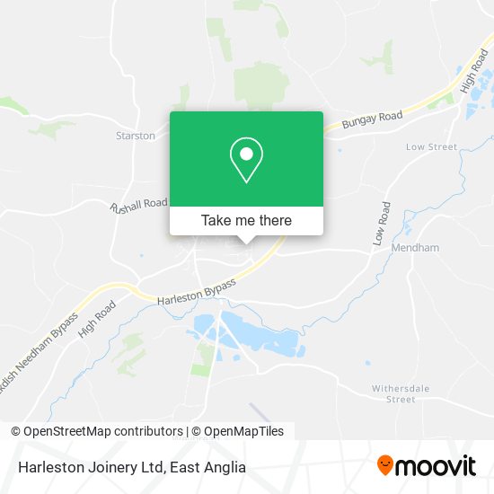 Harleston Joinery Ltd map