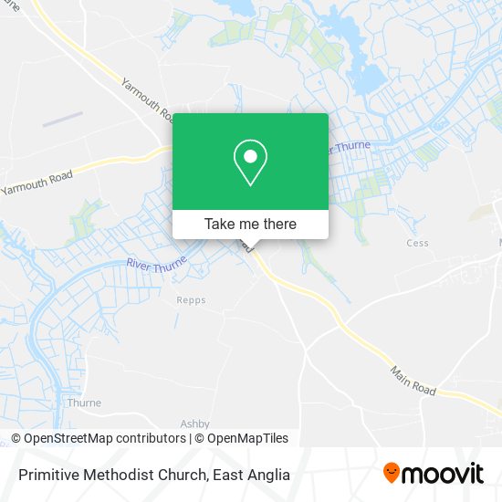 Primitive Methodist Church map