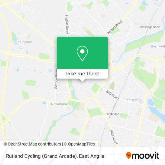 Rutland Cycling (Grand Arcade) map