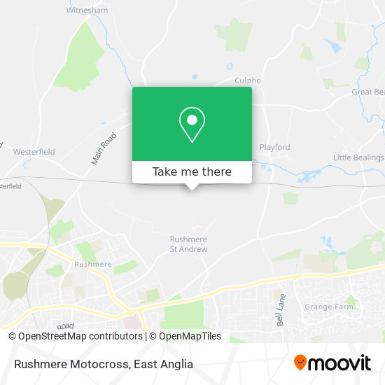 Rushmere Motocross map