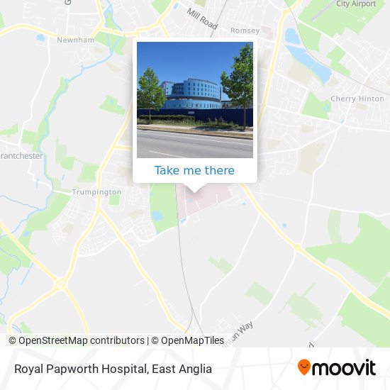 Royal Papworth Hospital map