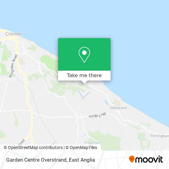 Garden Centre Overstrand map