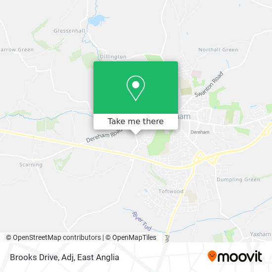 Brooks Drive, Adj map