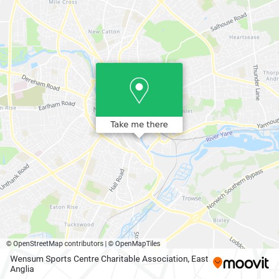 Wensum Sports Centre Charitable Association map