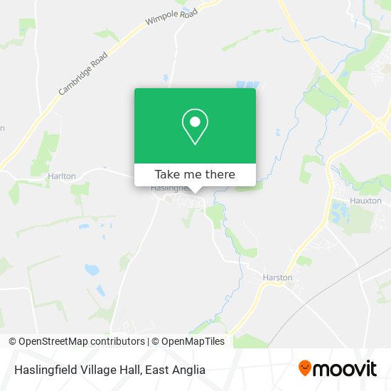 Haslingfield Village Hall map