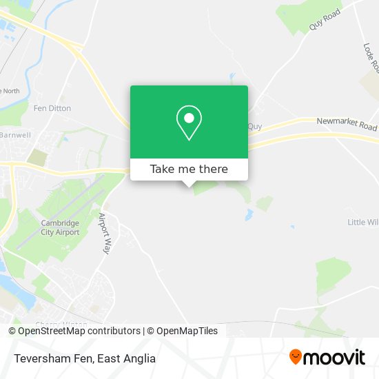 Teversham Fen map