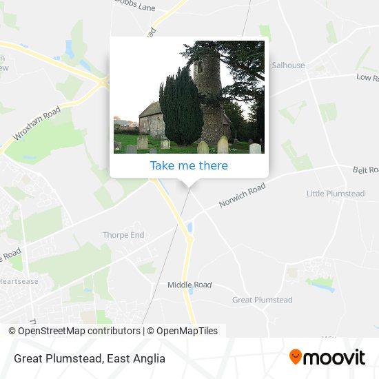 Great Plumstead map