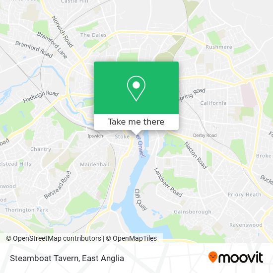 Steamboat Tavern map
