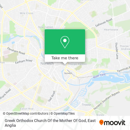 Greek Orthodox Church Of the Mother Of God map