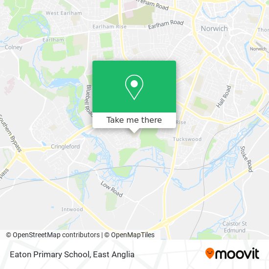 Eaton Primary School map