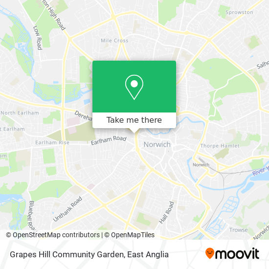 Grapes Hill Community Garden map