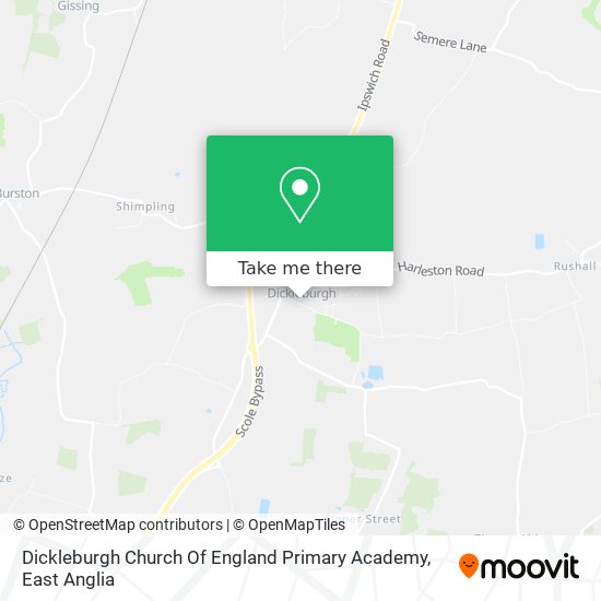 Dickleburgh Church Of England Primary Academy map