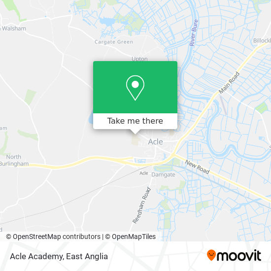 Acle Academy map