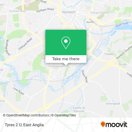 Tyres 2 U map