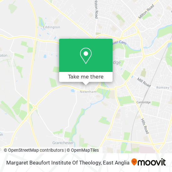 Margaret Beaufort Institute Of Theology map