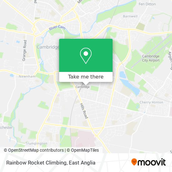 Rainbow Rocket Climbing map