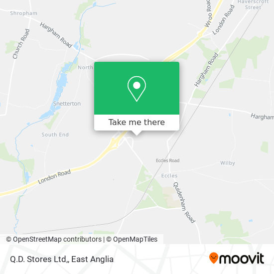 Q.D. Stores Ltd, map