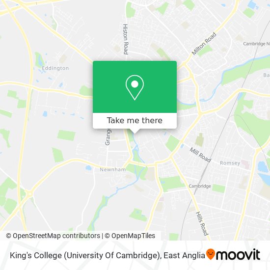 King's College (University Of Cambridge) map