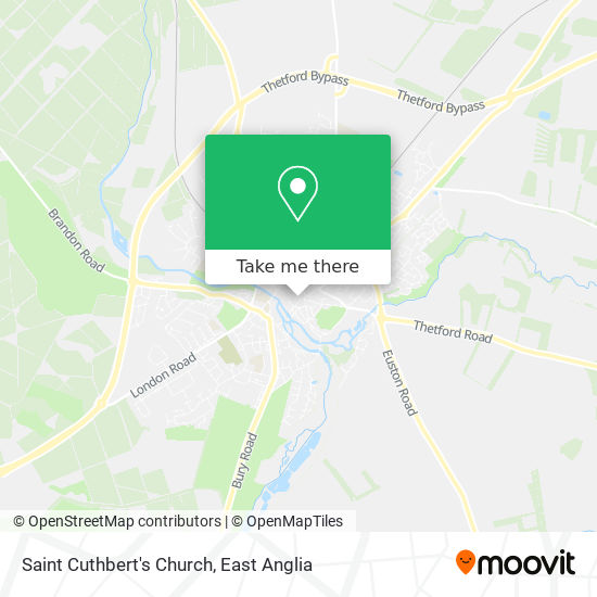 Saint Cuthbert's Church map