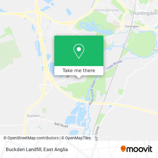 Buckden Landfill map