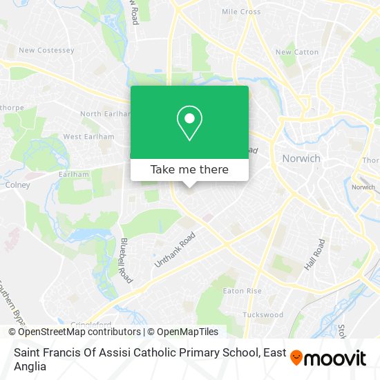 Saint Francis Of Assisi Catholic Primary School map