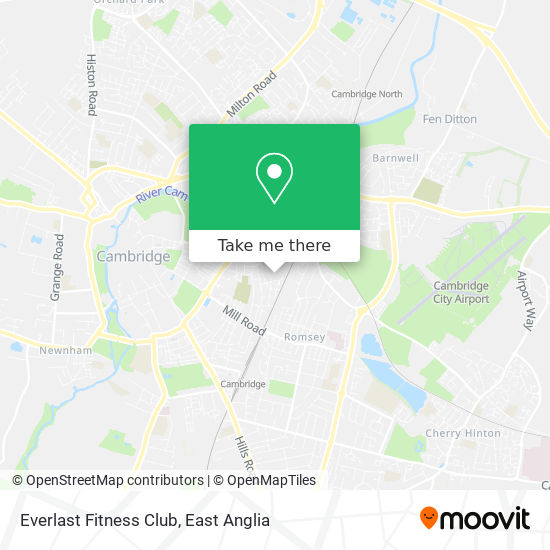 Everlast Fitness Club map