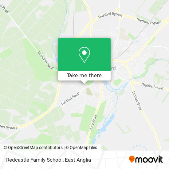 Redcastle Family School map