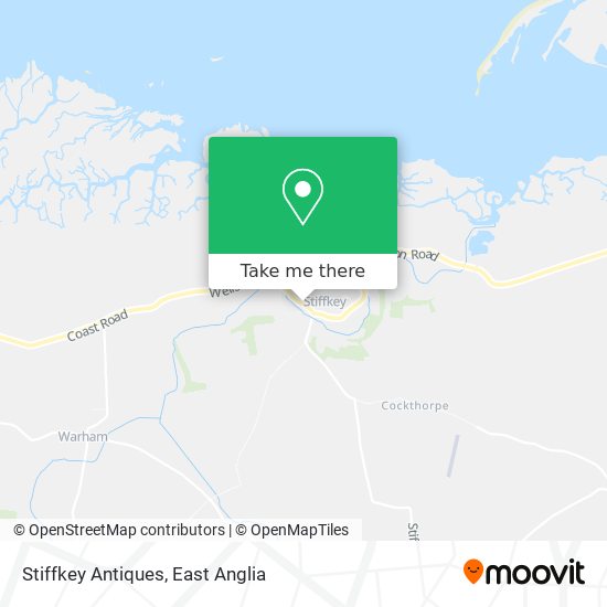 Stiffkey Antiques map