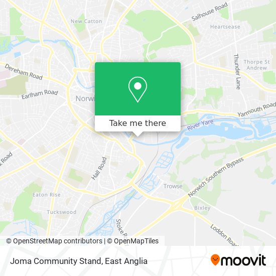 Joma Community Stand map