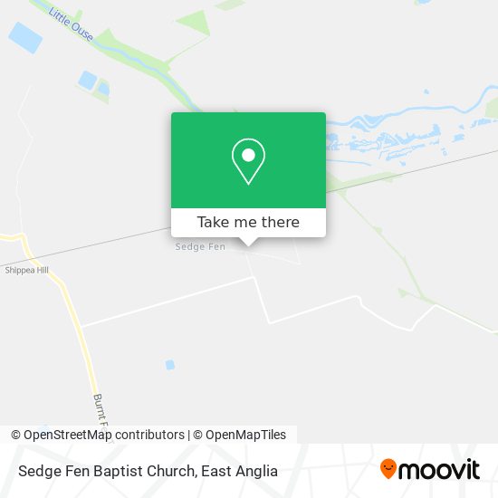 Sedge Fen Baptist Church map