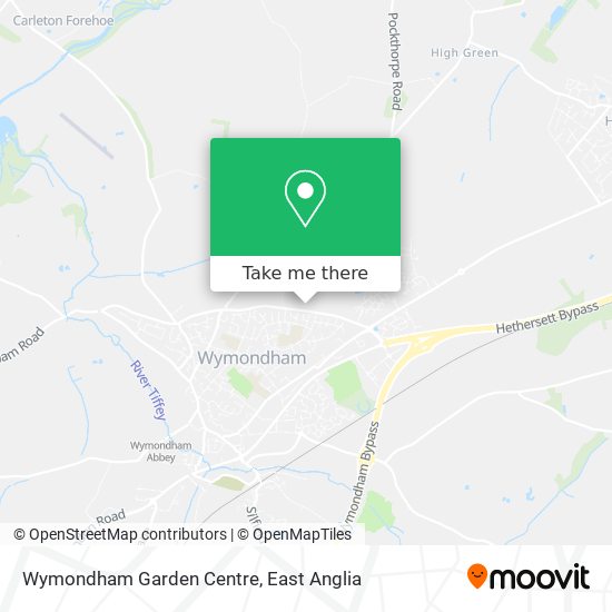 Wymondham Garden Centre map