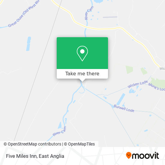 Five Miles Inn map