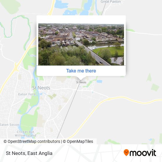 St Neots map