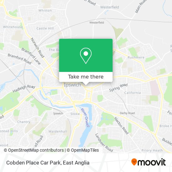 Cobden Place Car Park map