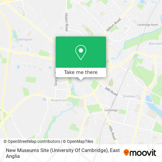 New Museums Site (University Of Cambridge) map